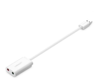 UGREEN US205 Zewnętrzna karta dźwiękowa USB 15cm biała 6957303831432 - 1257640 - zdjęcie 2